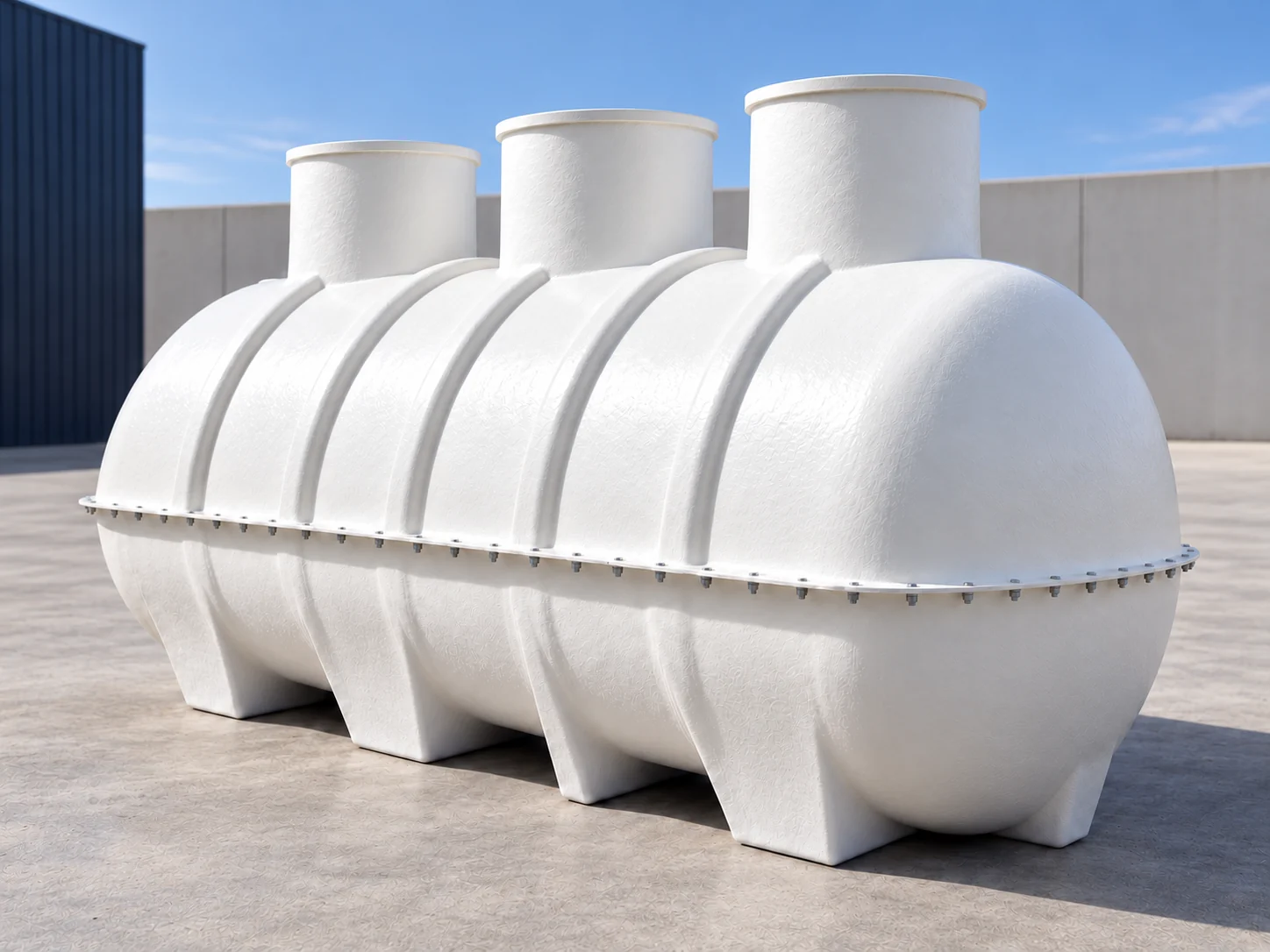 GRP cylindrical tanks
